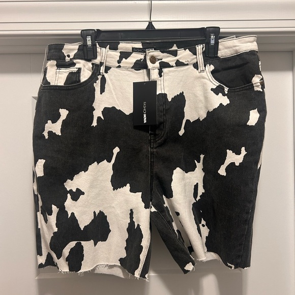 New cow print shorts 16 - Picture 1 of 5